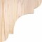 Ekena Millwork New Brighton Smooth Corbel, Douglas Fir, 3 1/2"W x 10"D x 10"H COR04X10X10NEB00SDF - alternate 2
